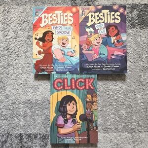 Click & Besties Graphic Novels By Kayla Miller
